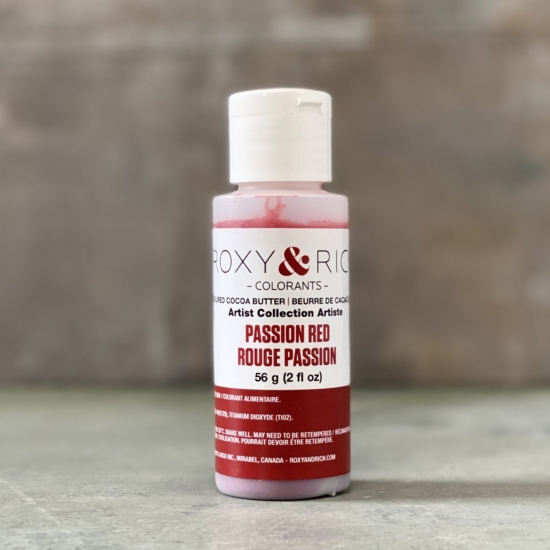 Farvet kakao smør – Passion Rød 56g