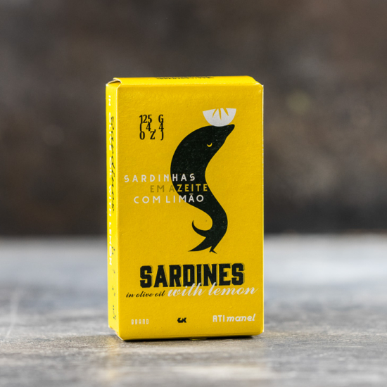 Sardiner i olivenolie og citron – Atimanel