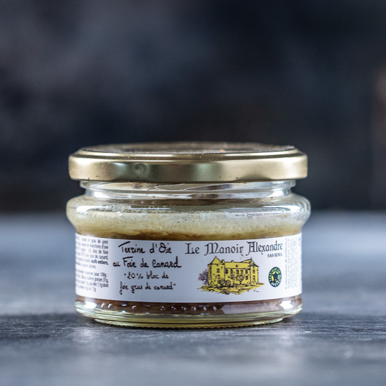 Gåse terrine med foie gras de canard