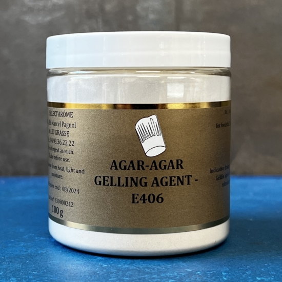Agar-Agar Geleringsmiddel – E406 – 100g