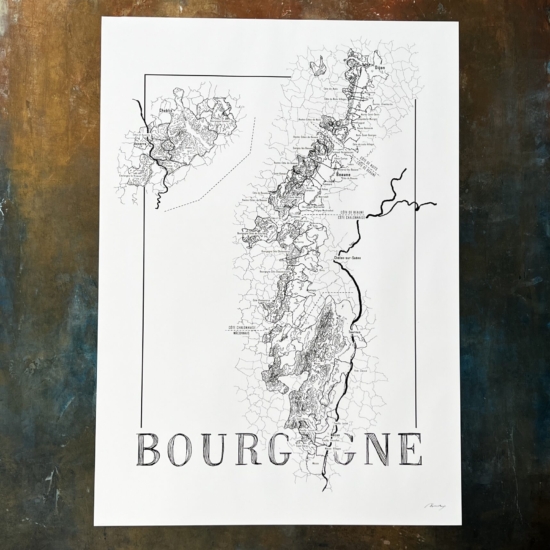 Vinplakat – Bourgogne