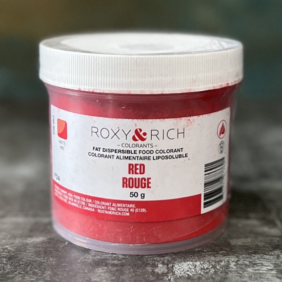 Fedtopløselig farve – Rød 50g