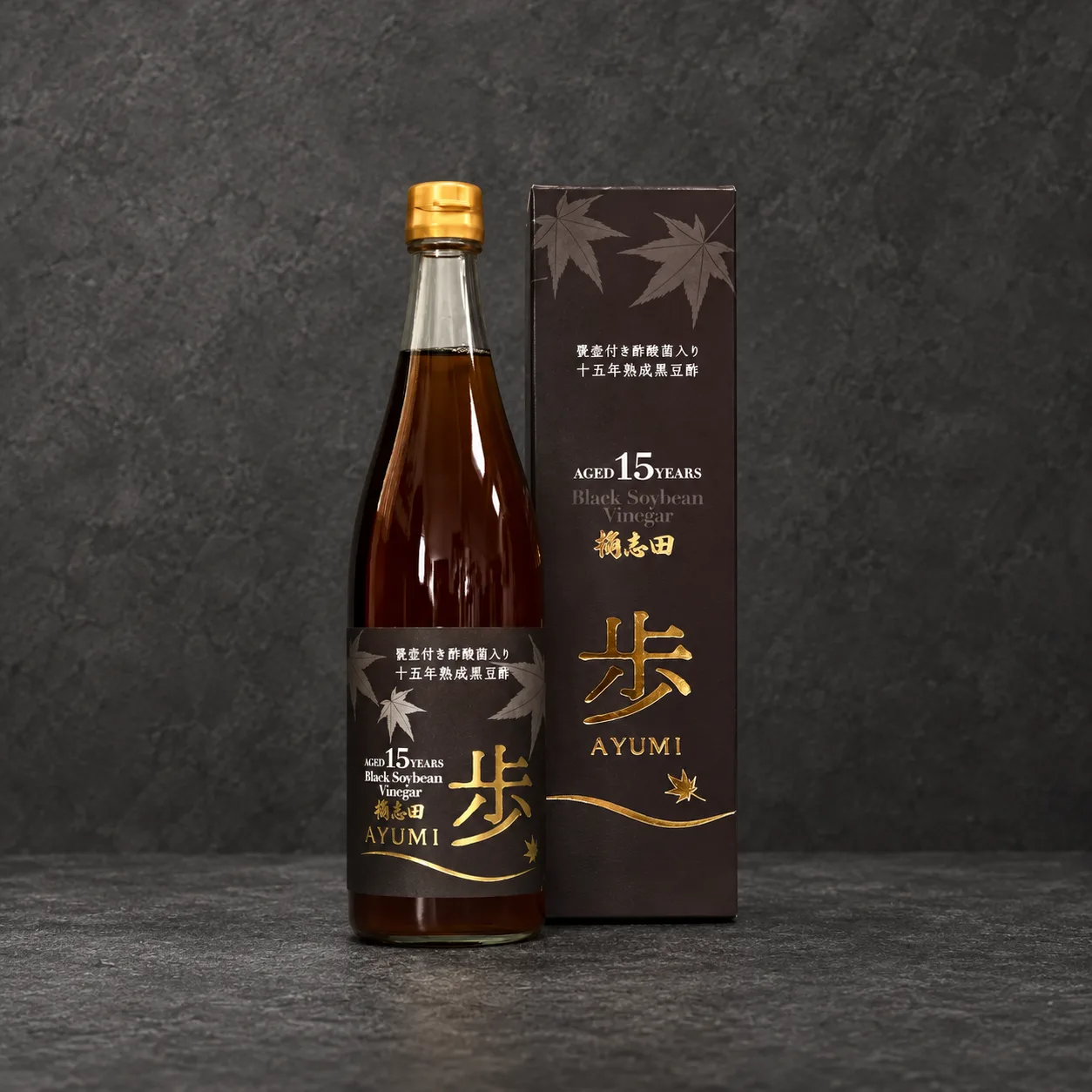 15 year aged black vinegar – Ayumi – 720ml