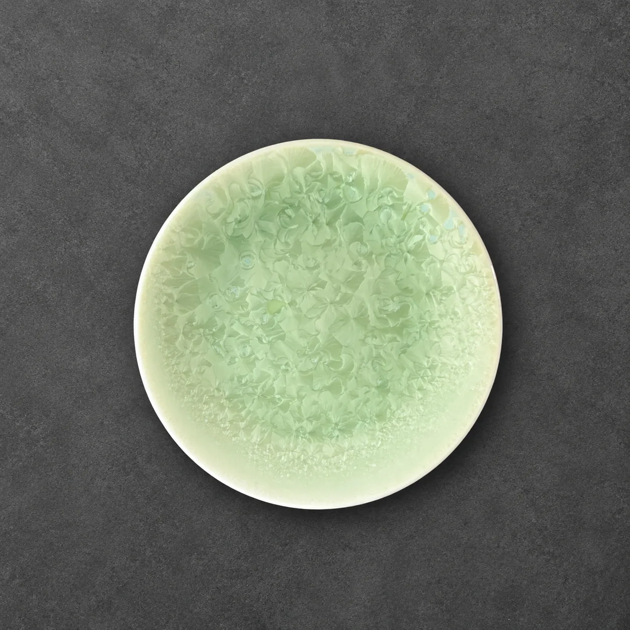 Crystal side plate green – RD23227