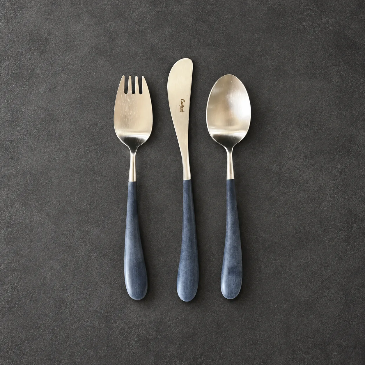 Kids Cutlery – Blue/Steel – ALICE – CUTIPOL