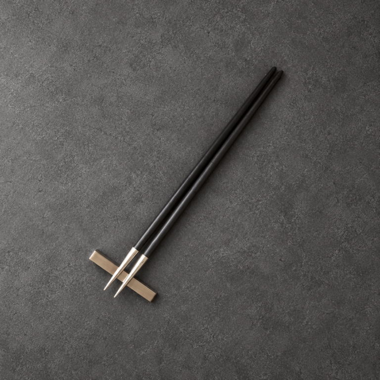 Chop stick set - Sort/Stål - GOA - CUTIPOL