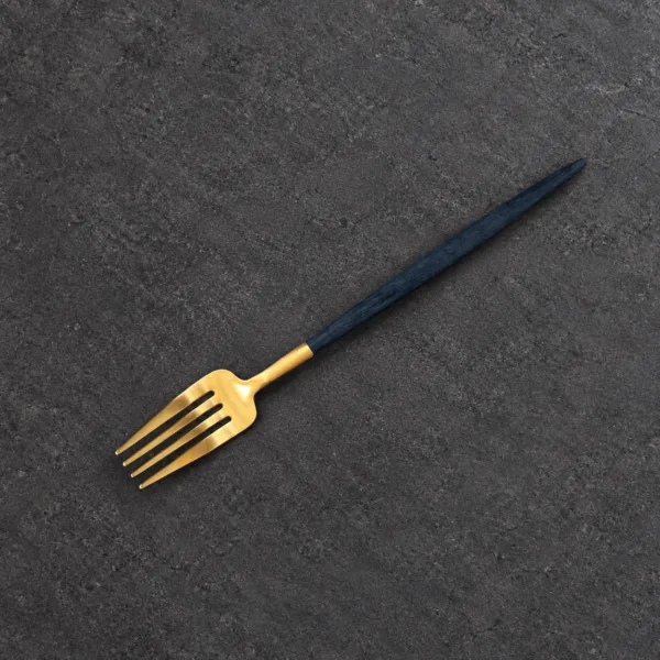 Dinner Fork - Blå/Guld - GOA - CUTIPOL