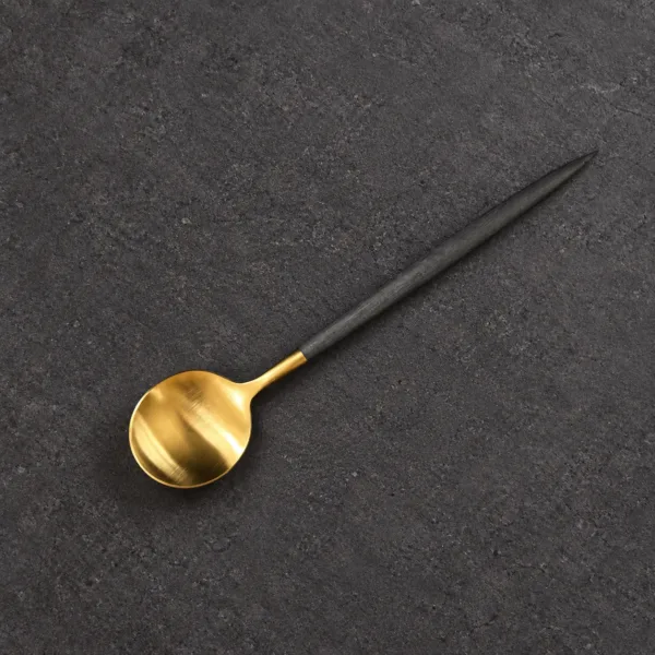 Dessert Spoon – Grey/Gold – GOA – CUTIPOL