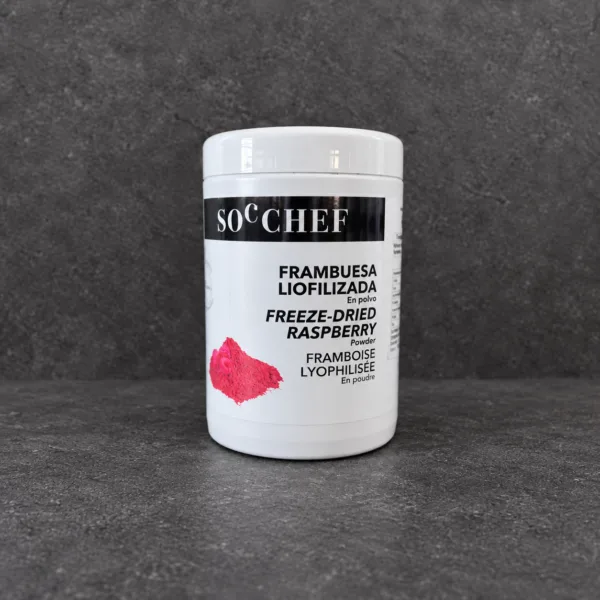 Frysetørret Hindbærpulver - SOC CHEF - 400g