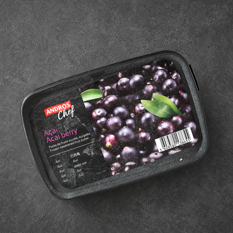 Acai – sweetened puree – frozen – 1kg – ANDROS CHEF – (50125184)