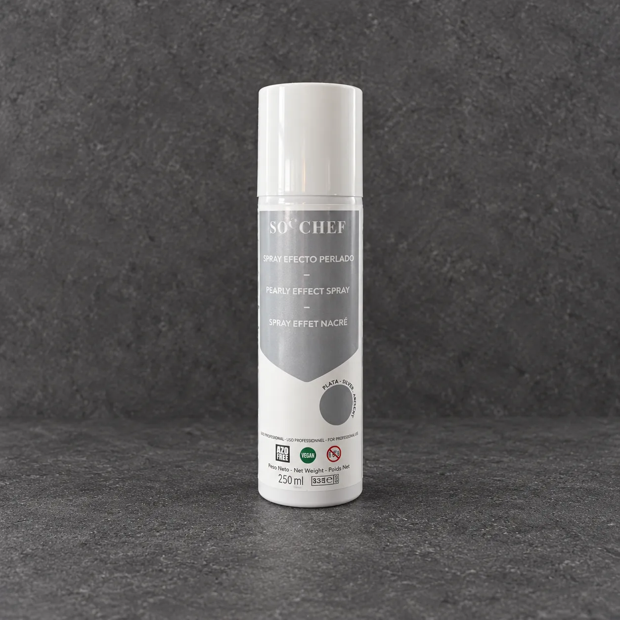 Perleeffekt spray - Sølv - SOC CHEF - 250ml