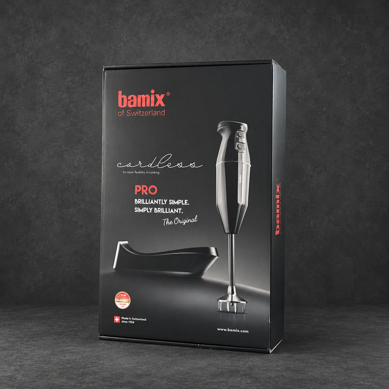 Bamix Immersion Blender Cordless – PRO – 10.8 Volt – Black