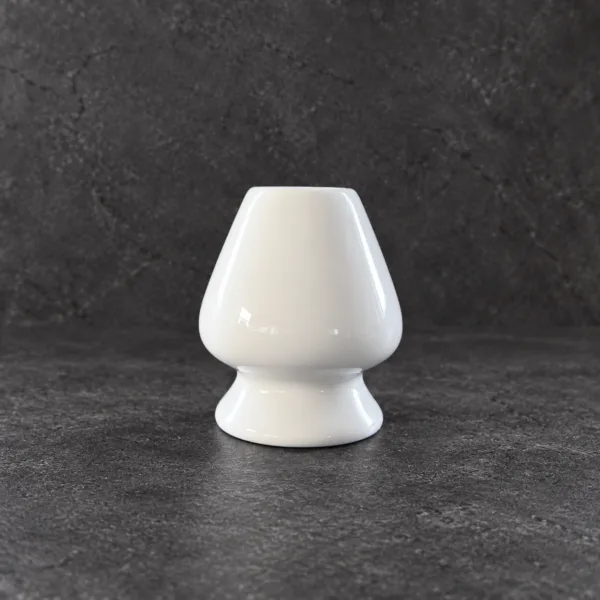 Matcha whisk holder – white porcelain