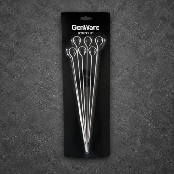 Stainless steel skewers – 30.5 cm – 6 pcs. – 236-12