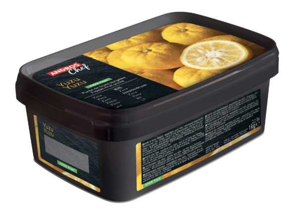 Yuzu - 100% - frossen - 1KG - ANDROS CHEF - (50096198)