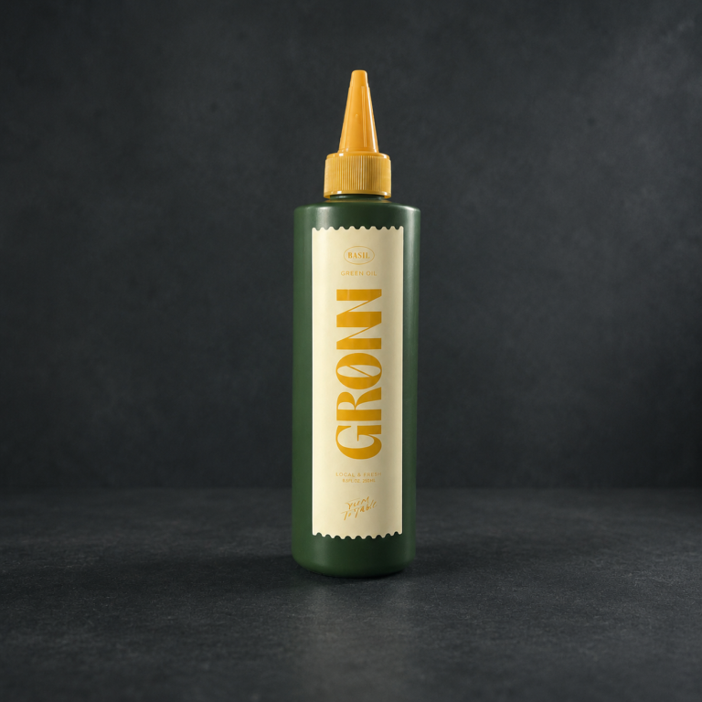 Basilikumolie - GRØNN - 250 ml