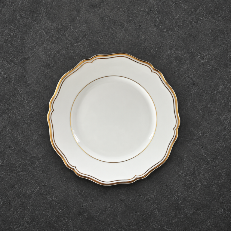 Mazurka Gold – Flat plate – Rim – 22cm