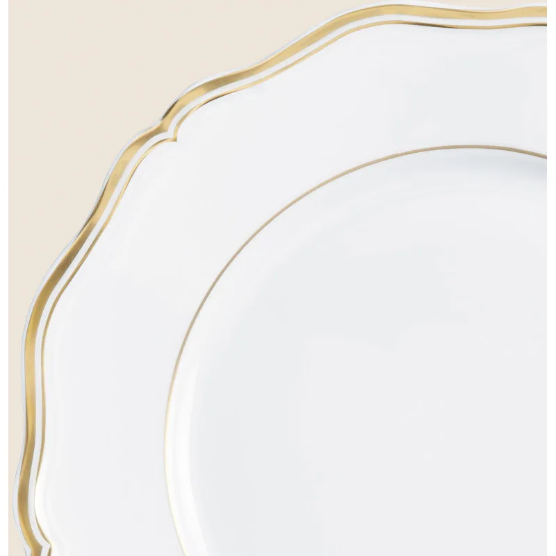 Mazurka Gold – Flat plate – Rim – 22cm - Image 3