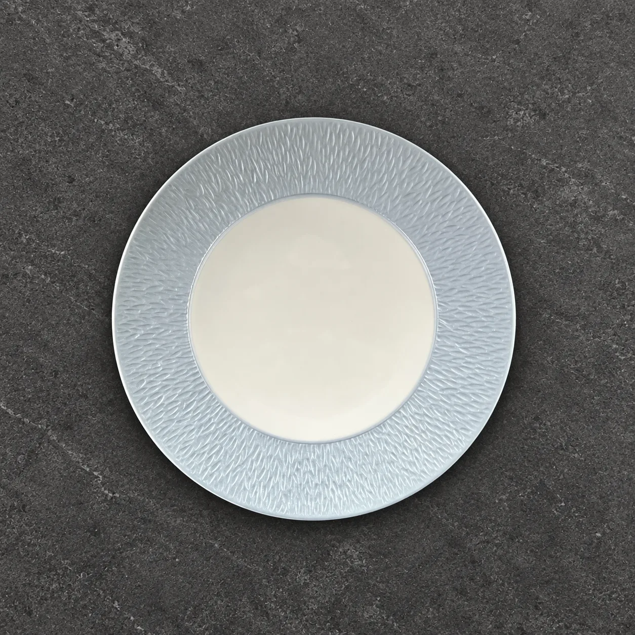 Mineral Irise Ciel - Flat plate - Rim - 22cm
