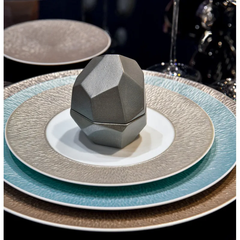 Mineral Irise Ciel - Flat plate - Rim - 22cm - Billede 5