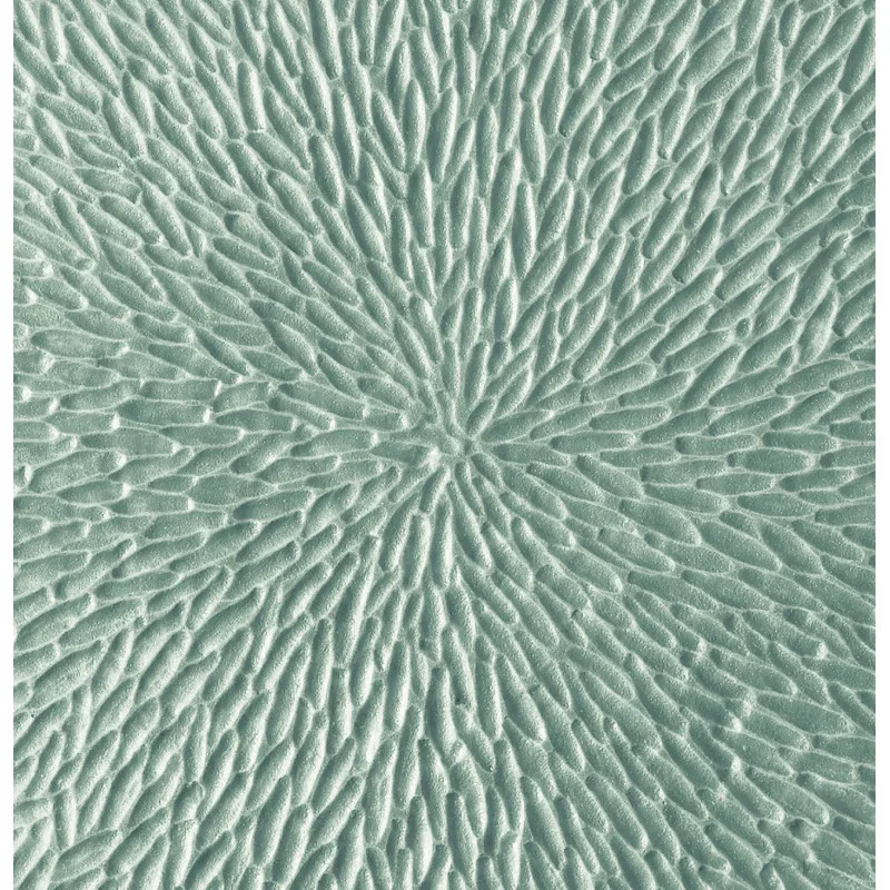 Mineral Irise Turquoise - Flat plate - Rim - 22cm - Billede 2