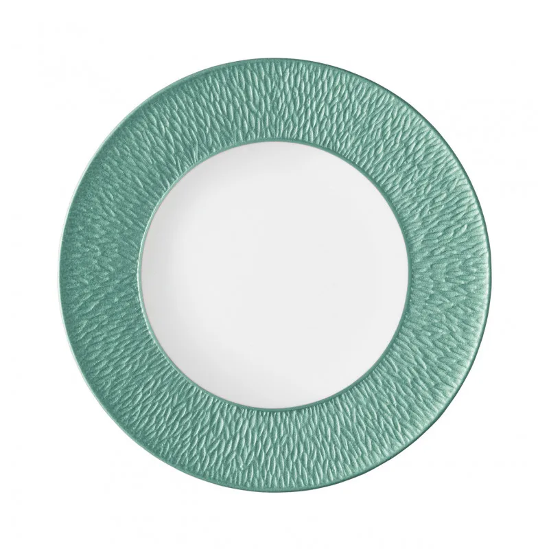 Flat plate – Minéral Irisé Tuquoise – 27cm (0347-23-113027) - Image 3