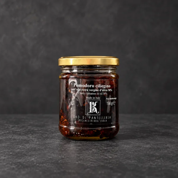 Henkogte Cherrytomater - Ekstra Jomfruolivenolie - 190g