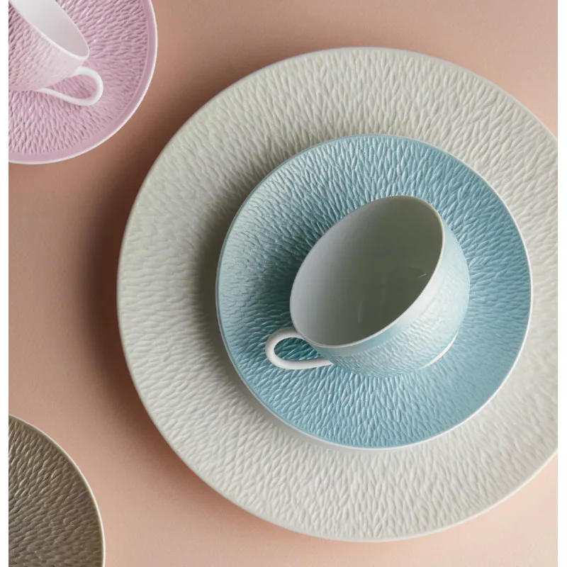 Flat plate – Minéral Irisé Ciel – 27cm – (0337-23-113027) - Image 3