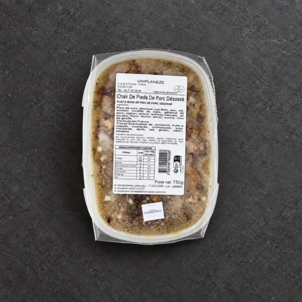 Picked pig feet – frozen – 750g