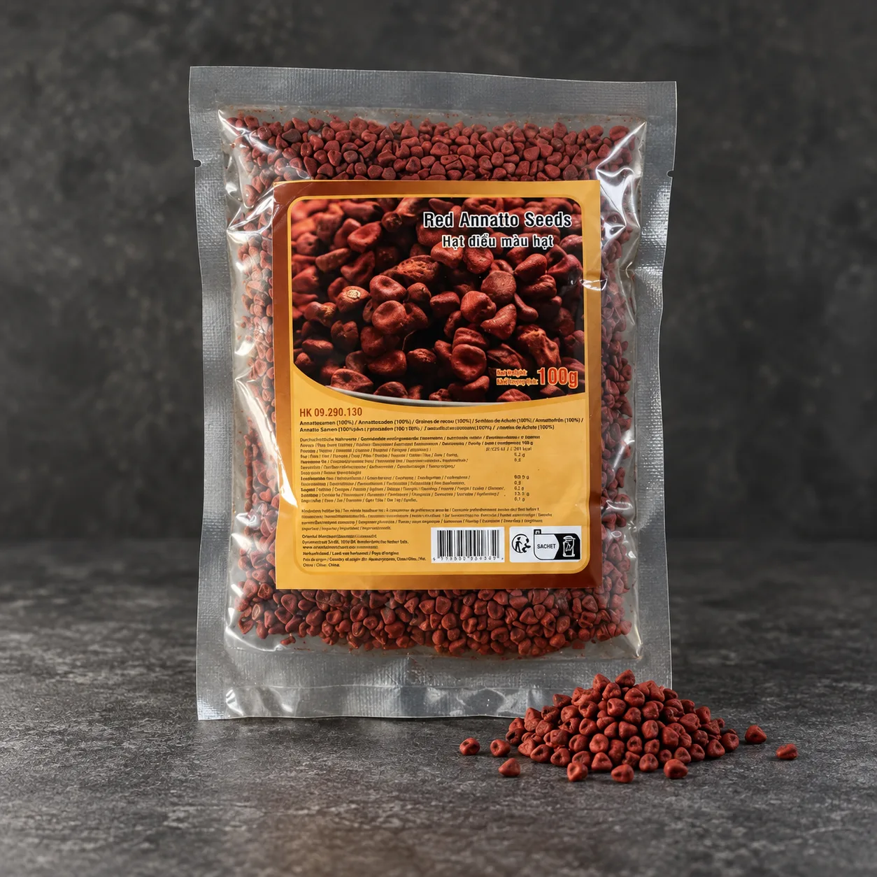 Røde annatto frø - 100g