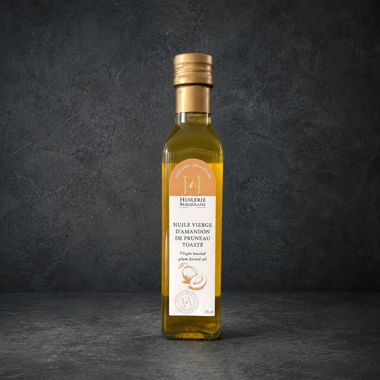 Virgin apricot kernel oil – 250ml – Huilerie Beaujolaise