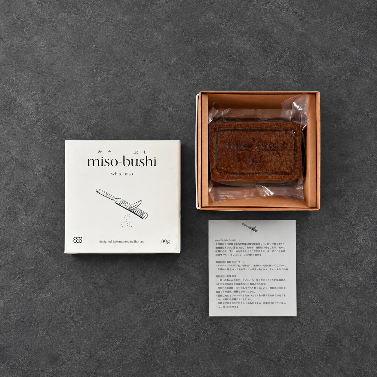 Miso-bushi - hvid - 80g - Billede 2